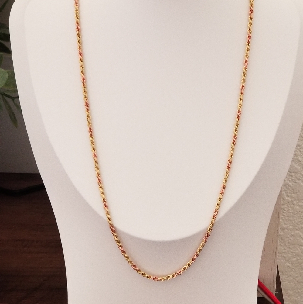 14K Gold Rope Chain - Picture 4 of 15